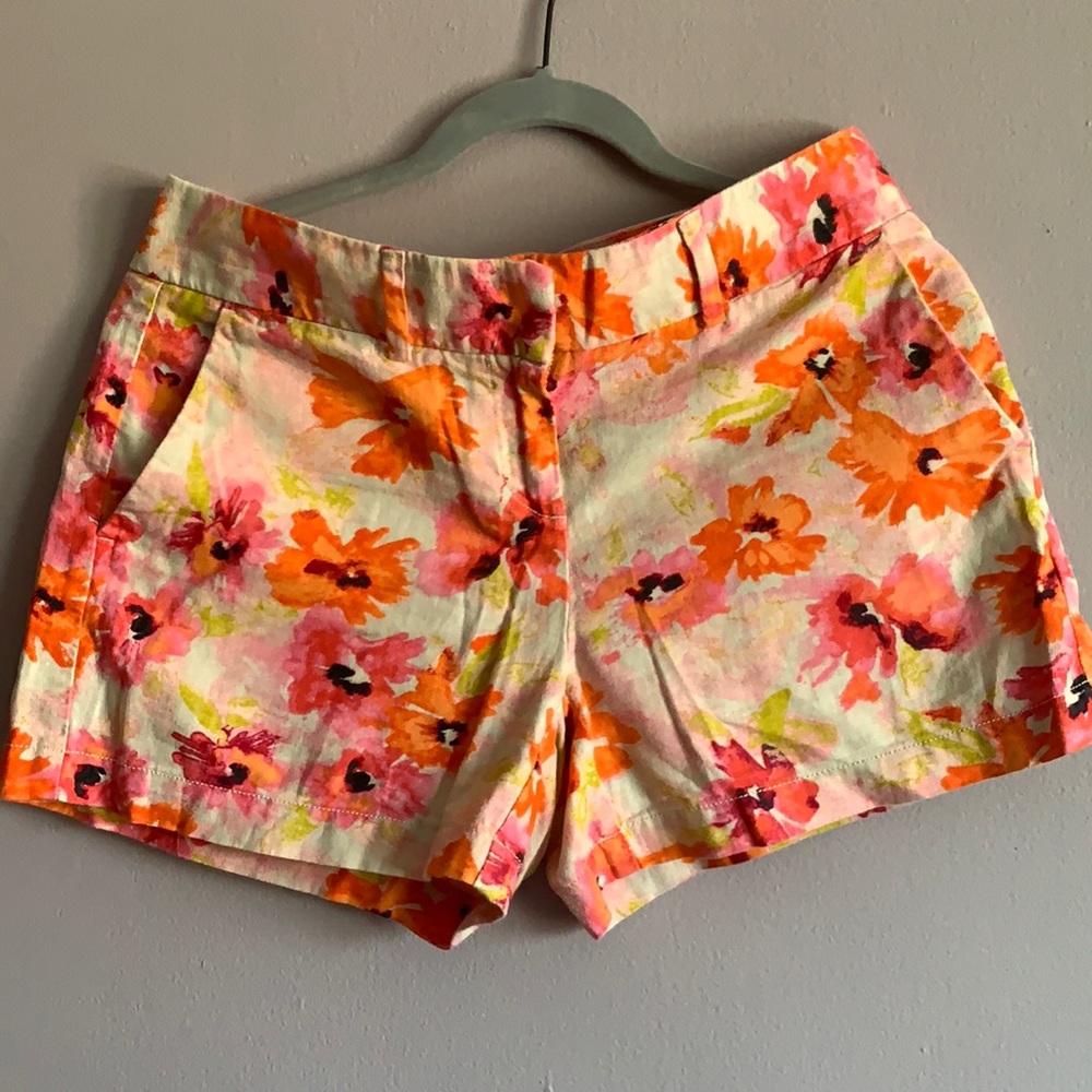 Loft floral shorts